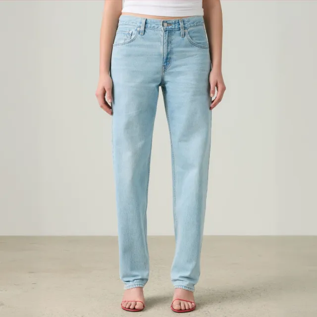 【LEVIS】Loose Taper 低腰寬鬆錐形牛仔褲 / 調節環巴黎扣 女生牛仔褲 人氣新品 0083N-0007