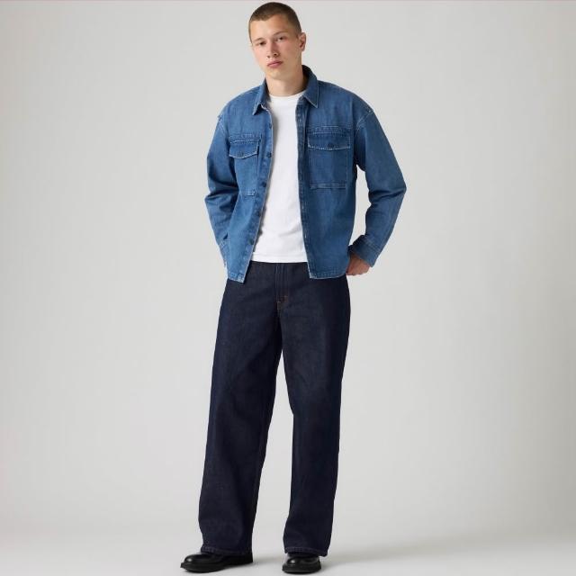 【LEVIS】Extra Baggy 牛仔寬褲 / 深藍 男生牛仔褲 熱賣單品 006IC-0011