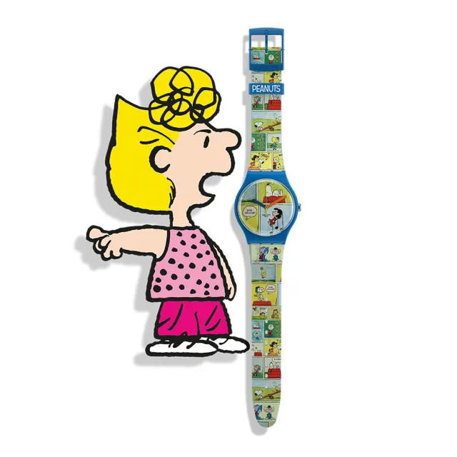 【SWATCH】SMAK! 經典手錶/史努比Snoopy聯名錶/男錶/女錶/瑞士製造 SO29Z108(41mm)
