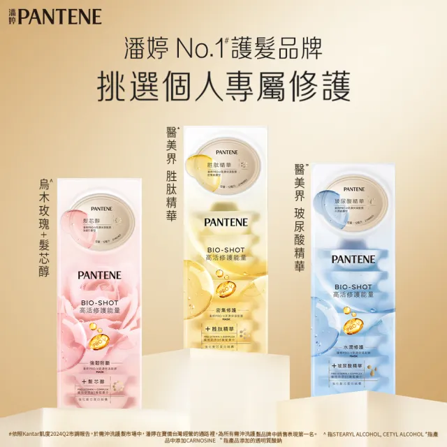 【PANTENE 潘婷】爆水膠囊髮膜32入4盒任選 新舊包裝隨機出貨(密集修護/水潤修護/強韌防斷)