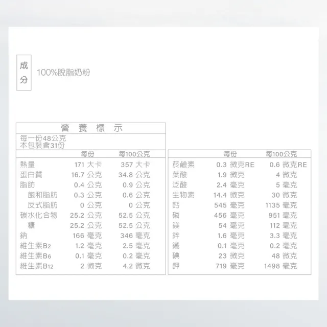 【RED COW 紅牛】官方直營 脫脂高鈣奶粉1.5kgX8包