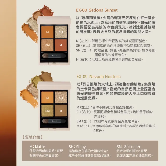 即期品【RMK】立體調色眼盤 4.6g* (多色任選)