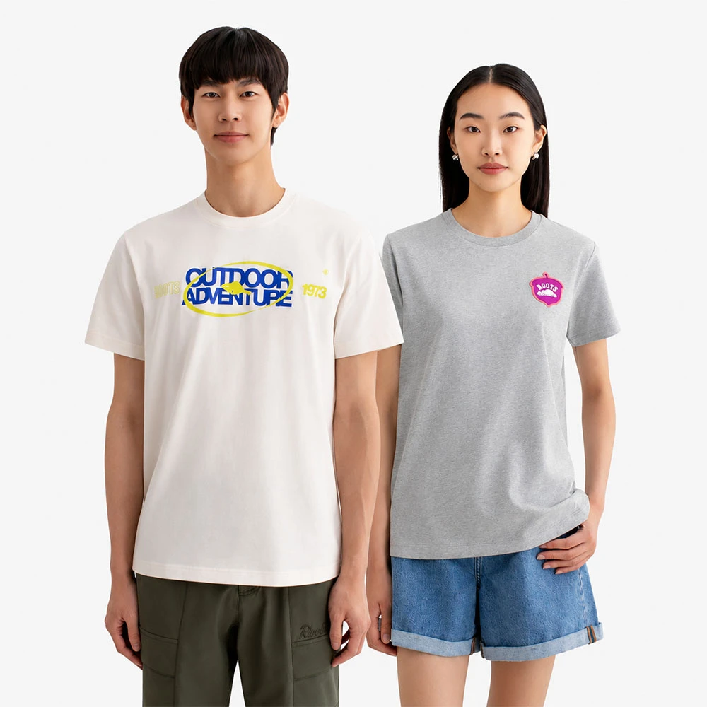 Roots海狸圖案短袖T恤 Roots男女款-精選Roots 海狸圖案LOGO短袖T恤,多款可選)