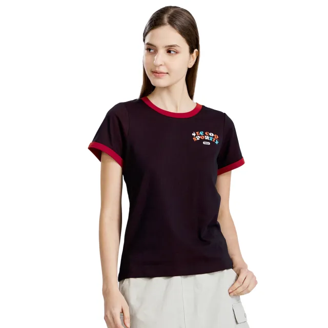 【LE COQ SPORTIF 公雞】短袖T恤 女款 3色 LWX22205