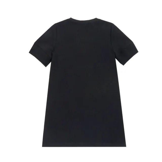 【LE COQ SPORTIF 公雞】短袖連身裙 女款 黑色 LWX22222