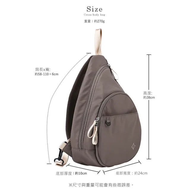【莉莉貝】雙11 日本進口 LIZDAYS輕量水滴造型多用途腰包 (多色任選 二用 斜背 手提 單肩 後背包