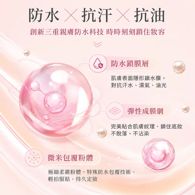 【BELDORA 蓓朵娜】完美持妝防水蜜粉餅(防水蜜粉餅10g)