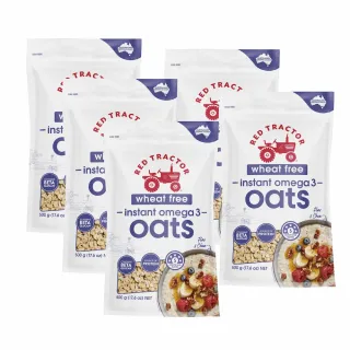【Red Tractor】奇亞籽&亞麻籽Omega3燕麥片(燕麥片、WHEAT FREE無小麥-500gx5包/箱)