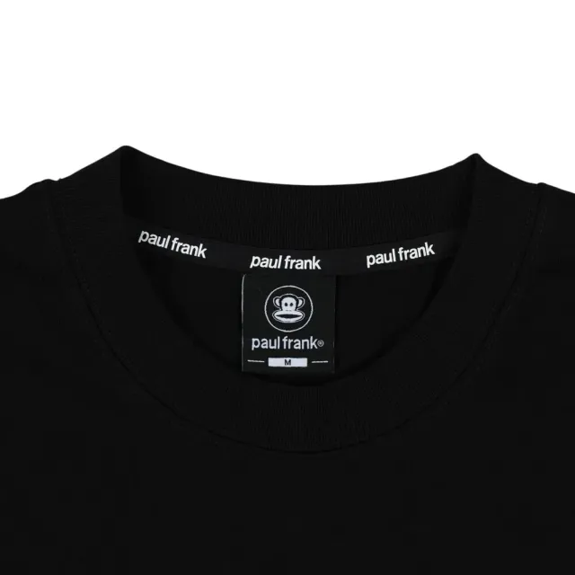 【Paul Frank 大嘴猴】男女 T恤 上衣 休閒短袖 中性迷彩印花T 黑(P6251022-20)
