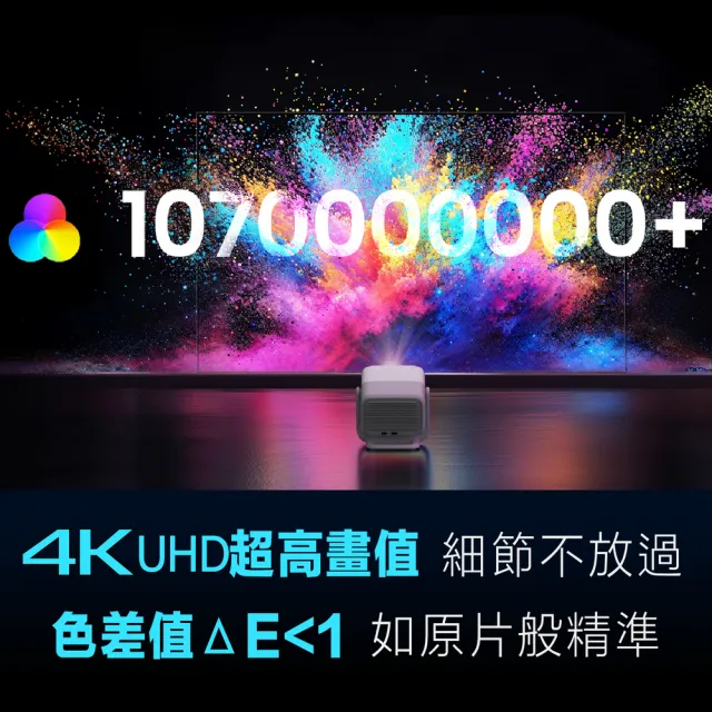 【JMGO】N1S 4K 特別版 目氪三色雷射投影機（4K投影畫質/1700 ISO流明/IMAX等級）