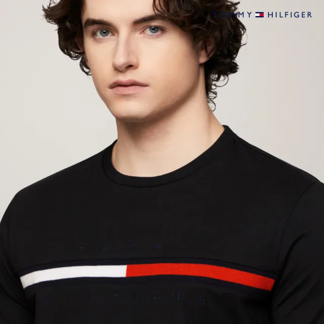 【TOMMY HILFIGER】VIP限定 官方旗艦館 Tino 圓領 T 恤_黑色