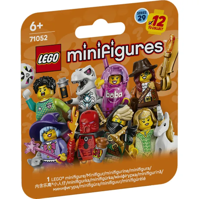 【LEGO 樂高】Minifigures 71052 第 29 代(隨機驚喜盒 角色人偶 禮物 玩具)