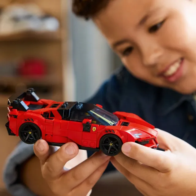 【LEGO 樂高】極速賽車系列 77254 Ferrari SF90 XX Stradale 跑車(法拉利跑車 賽車模型 積木 玩具)