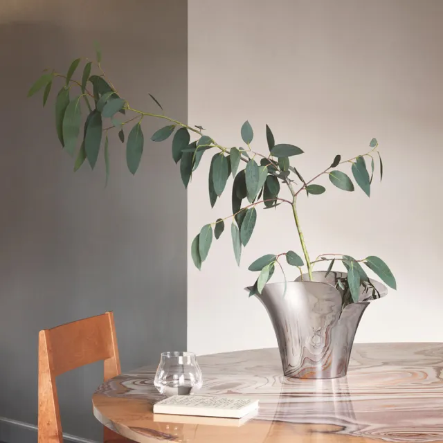 【Georg Jensen 喬治傑生】BLOOM BOTANICA 不鏽鋼花器 大 (鏡面拋光不鏽鋼)