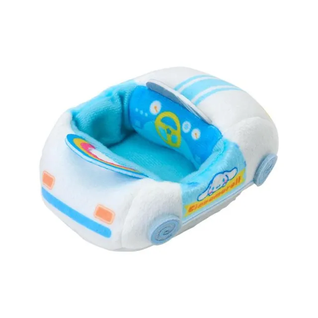 【小禮堂】Sanrio 三麗鷗 大耳狗 迷你絨毛玩偶車 小小賽車手