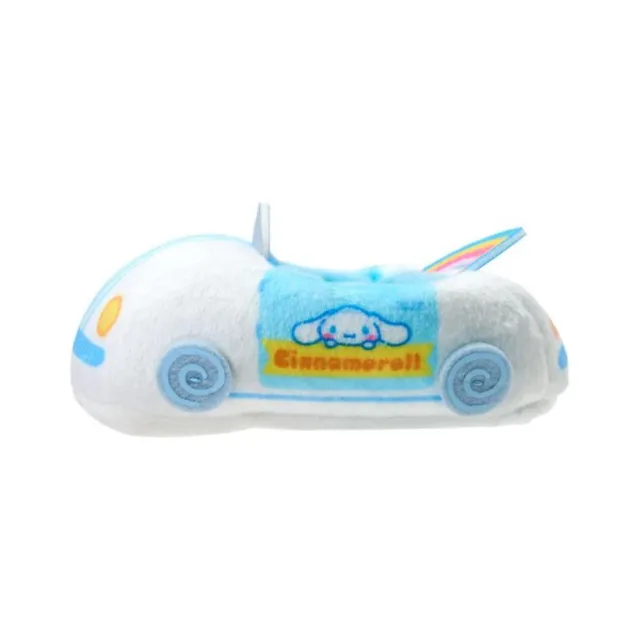 【小禮堂】Sanrio 三麗鷗 大耳狗 迷你絨毛玩偶車 小小賽車手