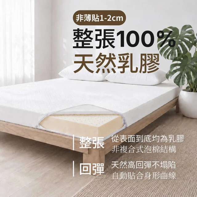 雙人乳膠床墊