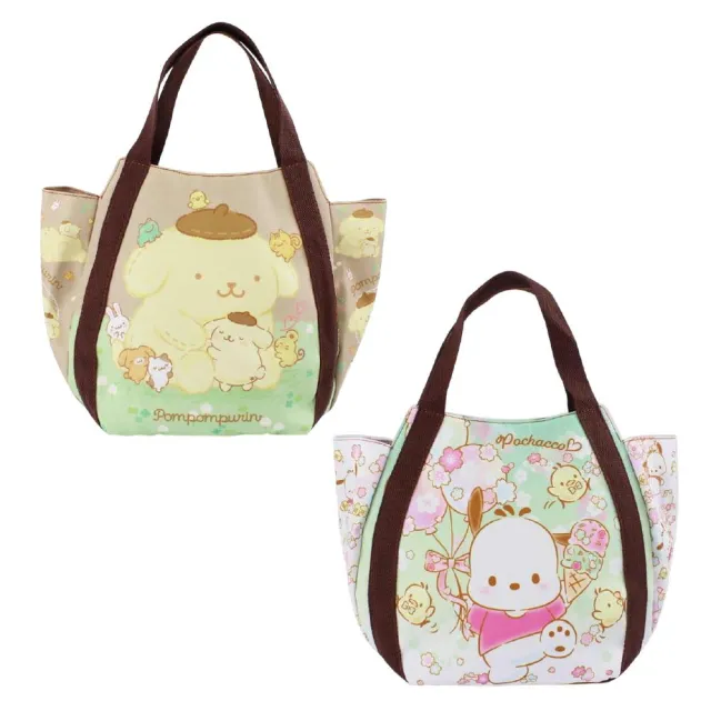 【小禮堂】雙11 Sanrio 三麗鷗 手提午餐袋 小 Kitty 花小兔 美樂蒂 大耳狗