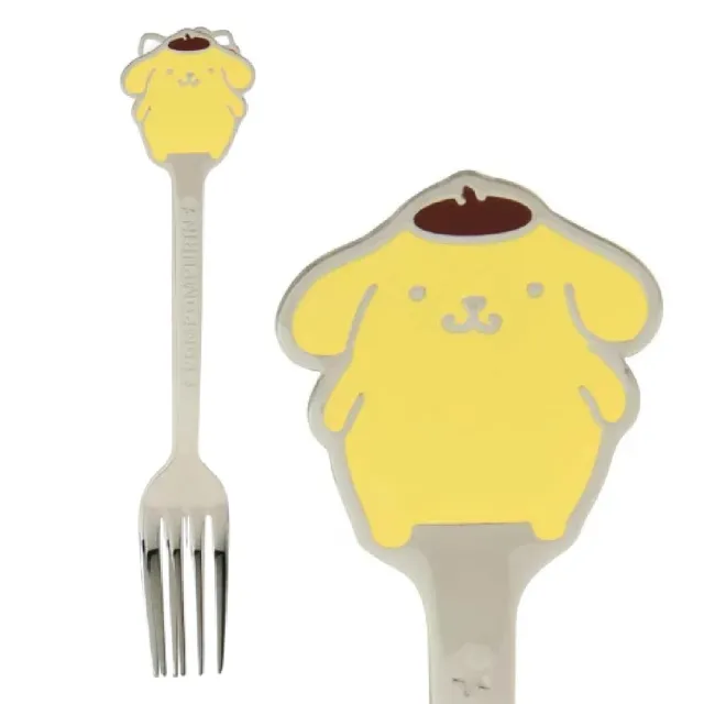 【小禮堂】Sanrio 三麗鷗 不鏽鋼造型叉子 角色款 Kitty 美樂蒂 布丁狗 酷洛米