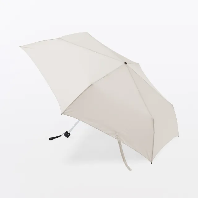 【MUJI 無印良品】晴雨兩用折傘(淺灰/黑色/象牙白/卡其綠/深藍)