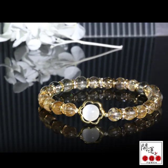 【開運方程式】閃耀吸金綠碧璽髮晶鈦晶招正財偏財手鍊(高品質配件招財水晶)