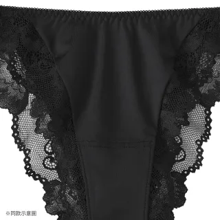 【aimerfeel】2WAY蕾絲半包臀內褲-黑色-1602622-BL