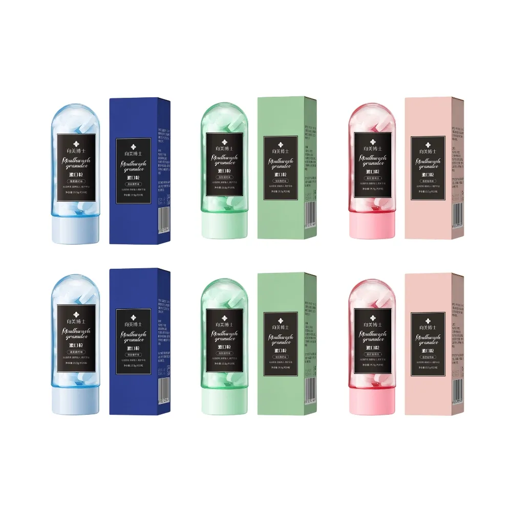 益生菌固體牙膏片漱口粒 26粒/盒   2入