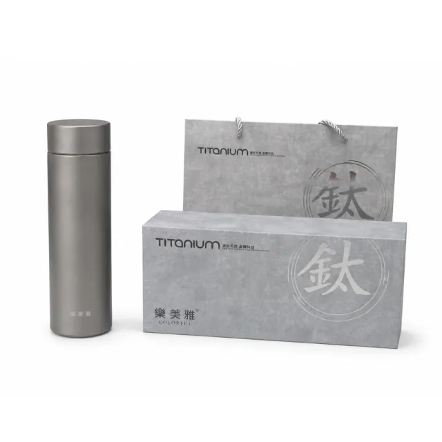 樂美雅 商務純鈦保溫杯500ml(純鈦/鈦杯/鈦保溫杯/鈦保溫瓶/保溫杯/送禮)