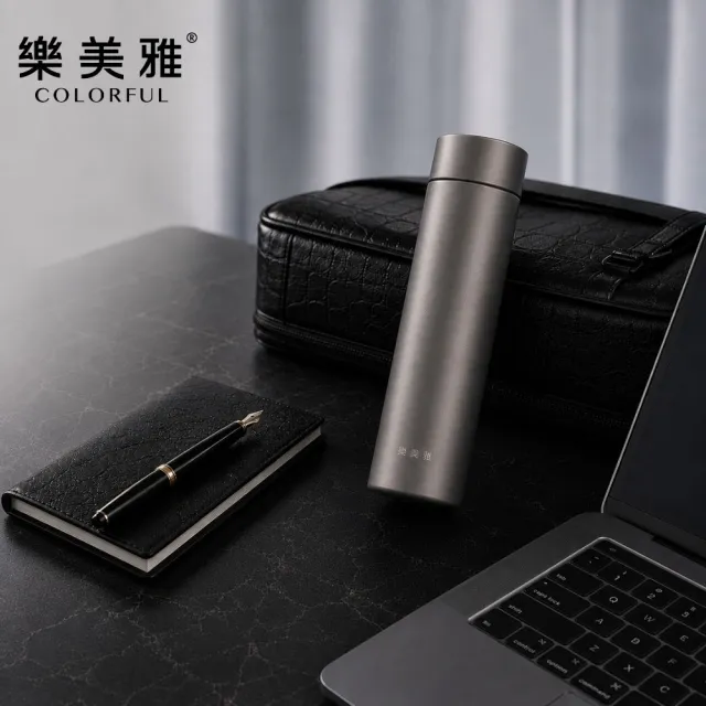樂美雅 商務純鈦保溫杯500ml(純鈦/鈦杯/鈦保溫杯/鈦保溫瓶/保溫杯/送禮)