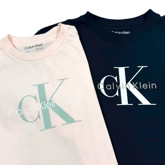 【CALVIN KLEIN】CK女T 極簡風格 Calvin Klein純棉 CK 短袖 偏大 T恤 夏季穿搭 @1353