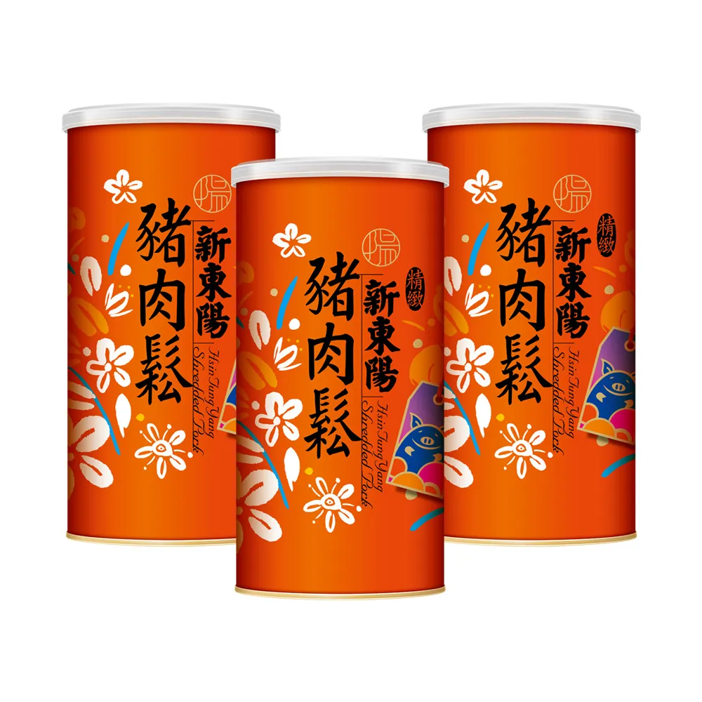 【新東陽】精緻豬肉鬆235gX3入