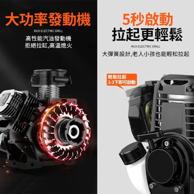 【小達】割草機 割灌機 四衝程汽油割草機(多功能除草機鋤草鬆土機/背負式割草機/四行程)