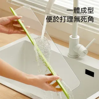 茉家 加長型透明防濺水擋水板 1入