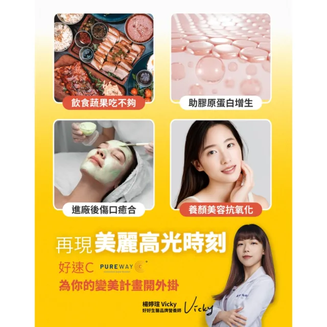 【好好生醫】緩釋維他命C 500毫克含柑橘萃取『好速C』・30顆/盒（搭配燕窩酸 促進膠原蛋白形成 維生素C）