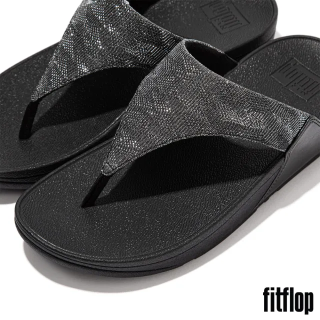 【FitFlop】LULU 金屬亮粉造型夾腳涼鞋-女(4色)