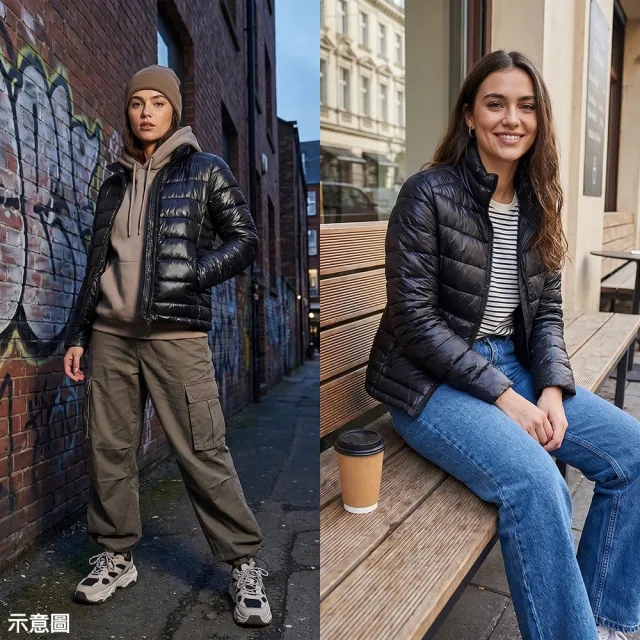 【CANADA GOOSE】CANADA GOOSE 聚醯胺Cypress系列極輕羽絨外套(黑/女款)