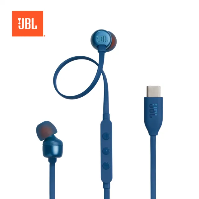 【JBL】Tune 310C USB-C 線控入耳式耳機(適用各款Type-C接頭設備)