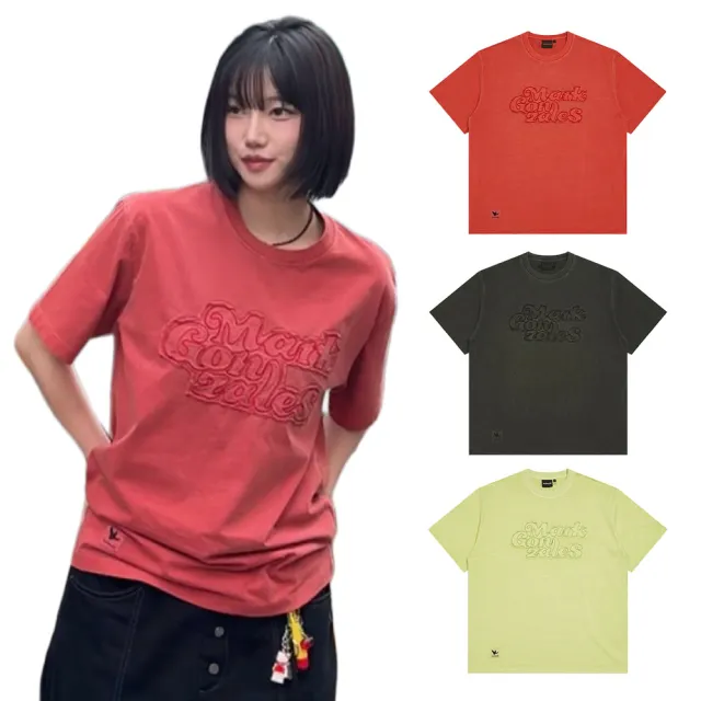 【Mark Gonzales】男女同款 MG LOGO 仿舊T恤