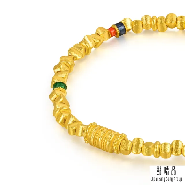 【點睛品】金歲轉運 黃金手鍊_計價黃金(05)