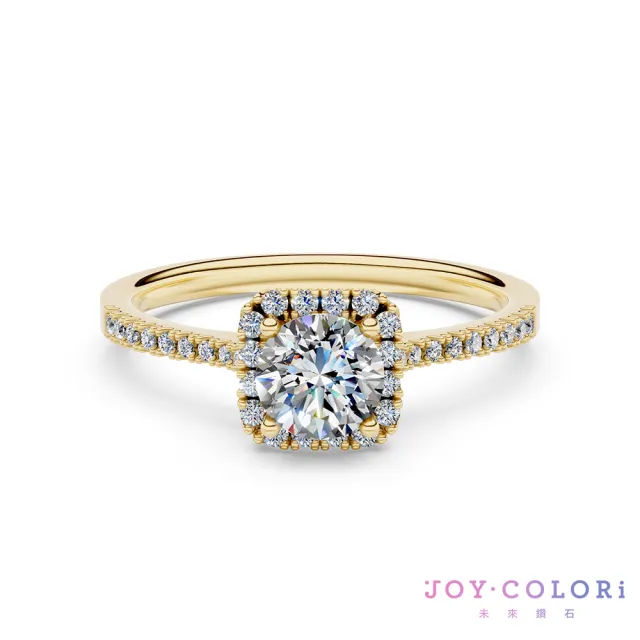 【JOY COLORi 未來鑽石】IGI 0.50克拉 DVS1 18K金 求婚鑽戒(培育鑽石 RS2839LG)