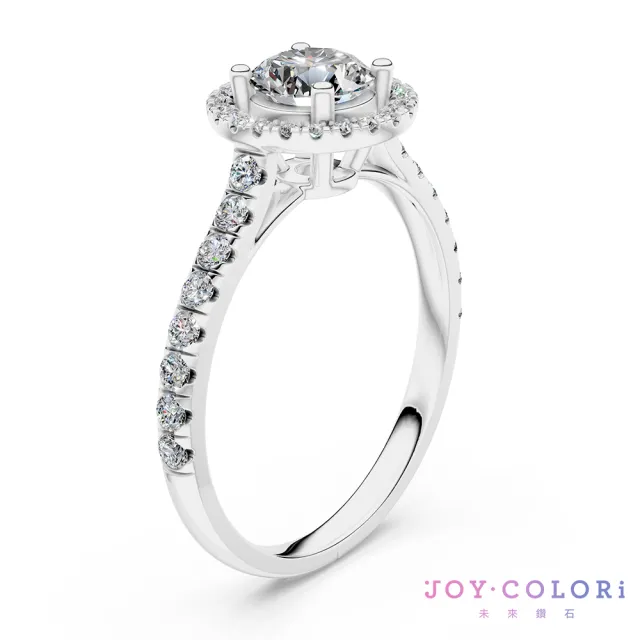 【JOY COLORi 未來鑽石】IGI 0.50克拉 DVS1 18K金 求婚鑽戒(培育鑽石 赫耳墨斯之翼 RS2141LG)