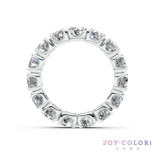 【JOY COLORi 未來鑽石】PT950鉑金 鑽石線戒(培育鑽石 Eternity 永恆系列 RW0039LG)