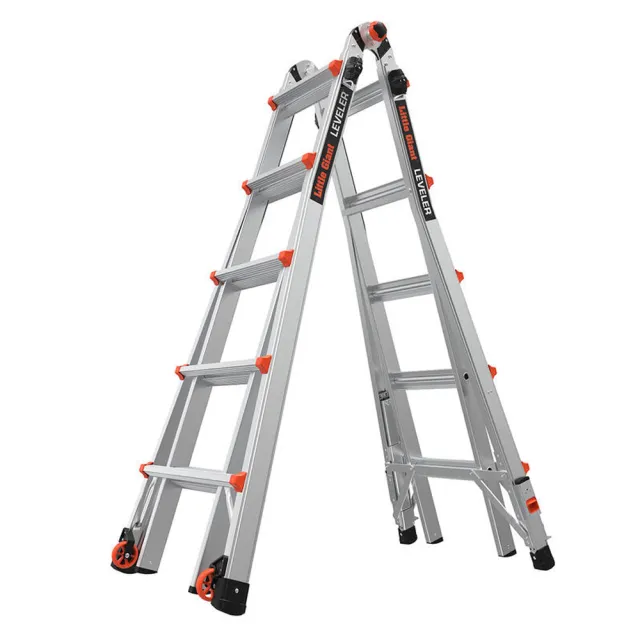 【Little Giant 小巨人】美國小巨人 LEVELER M22萬用梯含自動腳(5-9呎) 16522-801