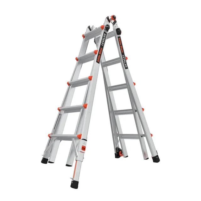 【Little Giant 小巨人】美國小巨人 LEVELER M22萬用梯含自動腳(5-9呎) 16522-801