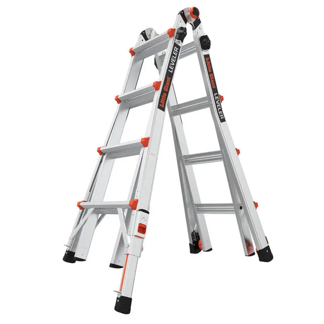 【Little Giant 小巨人】美國小巨人 LEVELER M17萬用梯含自動腳(4-7呎) 16517-801