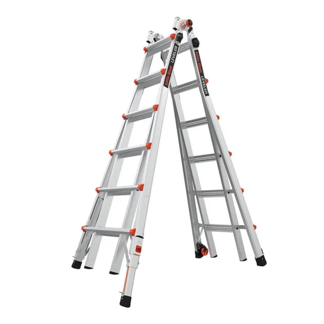 【Little Giant 小巨人】美國小巨人 LEVELER M26萬用梯含自動腳(6-11呎) 16526-801