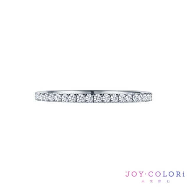 【JOY COLORi 未來鑽石】18K金 鑽石線戒(培育鑽石 光年細語 RW0515LG)