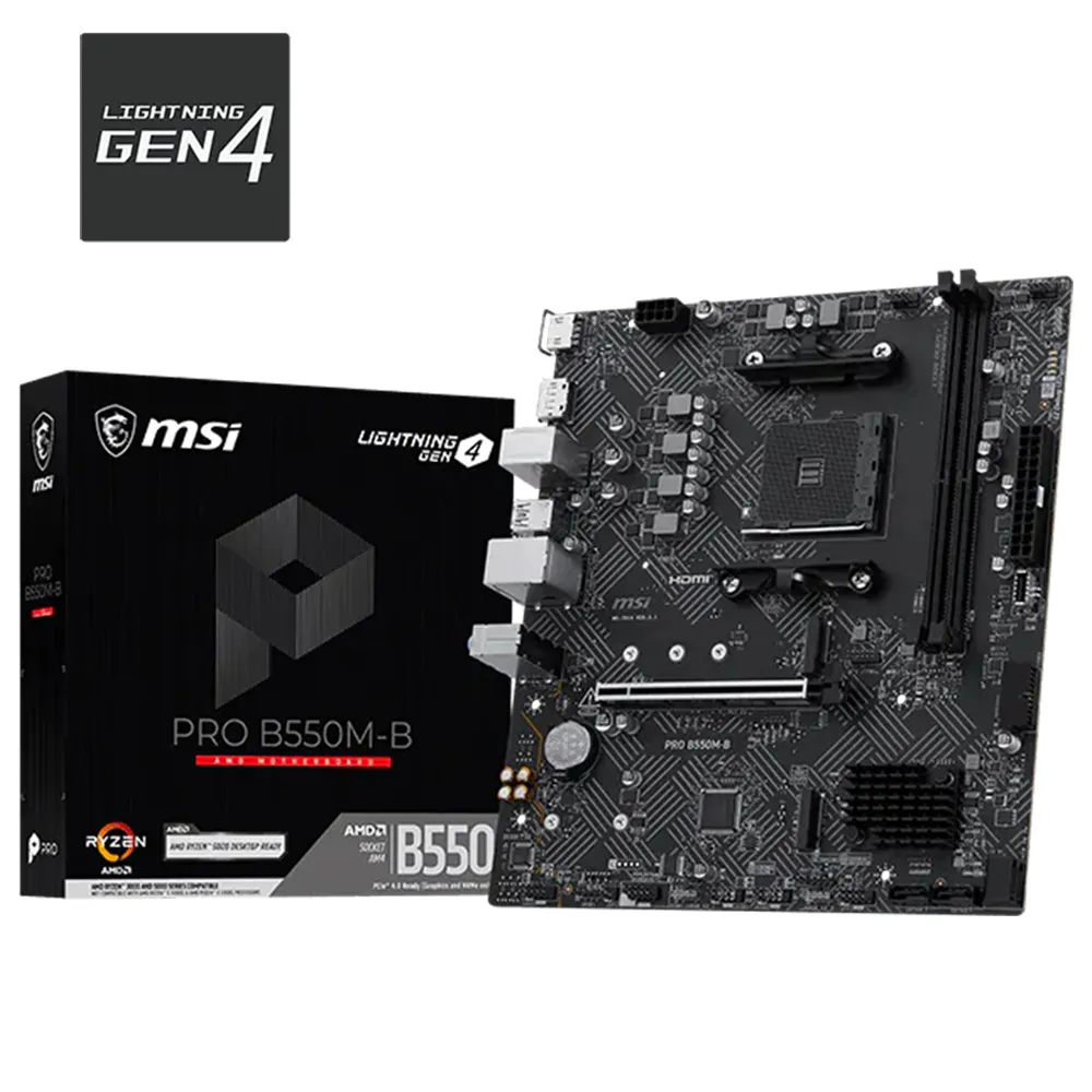 【MSI 微星】PRO B550M-B (ARGB/TPC)主機板