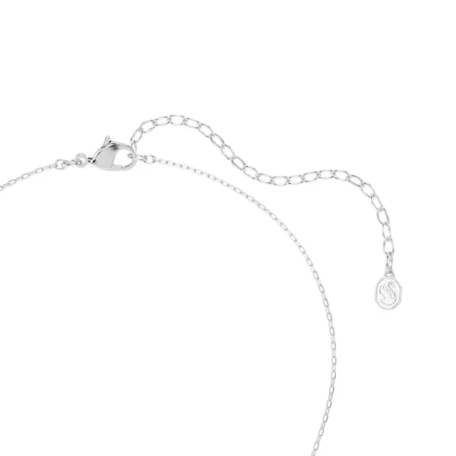 【SWAROVSKI 施華洛世奇】官方直營 Tough 花朵鏈墜 密鑲 白色 多種金屬潤飾 | 5750793