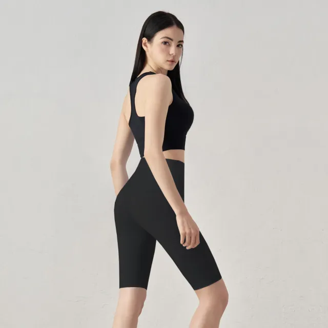 【BODYAIR】任2入 裸感無尷尬線三.五分翹臀蜜桃褲(瑜珈.運動.慢跑.透氣.舞蹈.運動褲)
